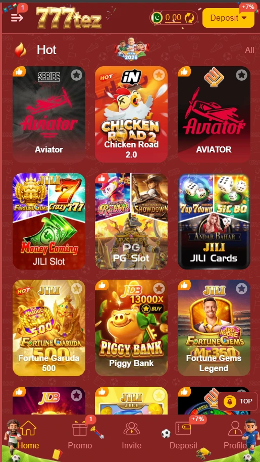 777TEZ Game App