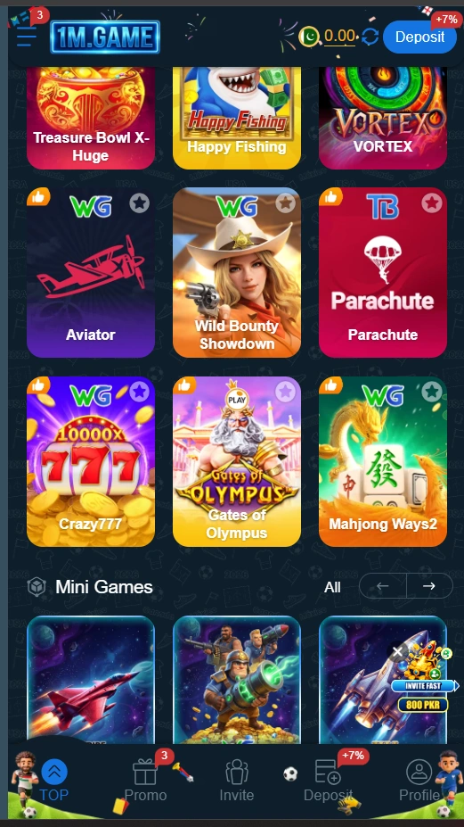 1M Game App