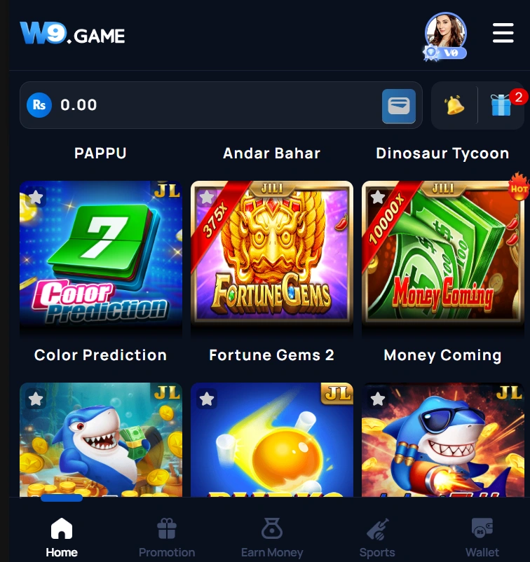 W9 Game App