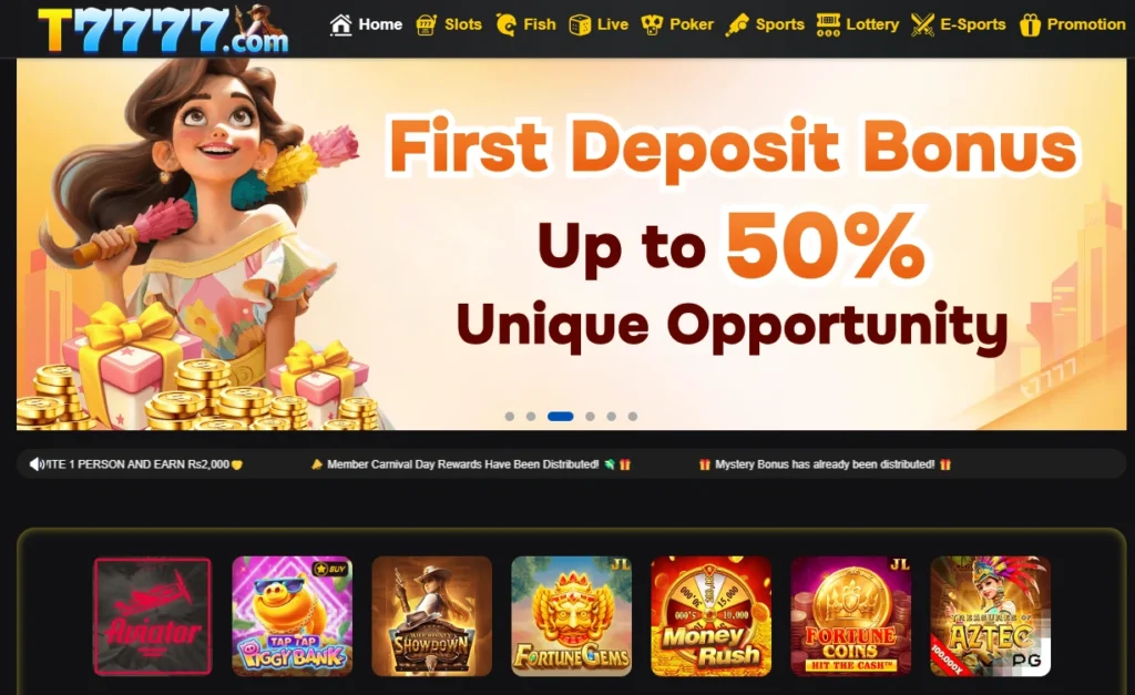 T7777 Game App