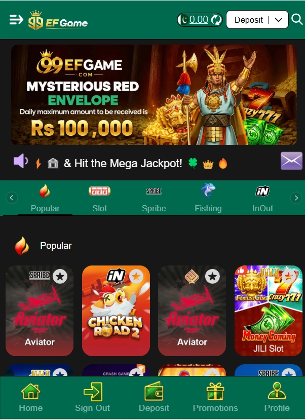 99EF Game App