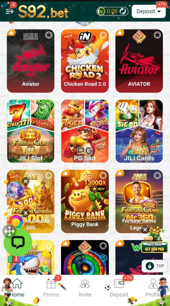 S92.BET Game App