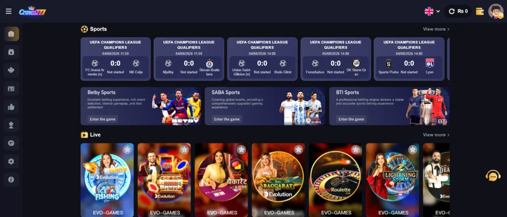 CROWN777 Games