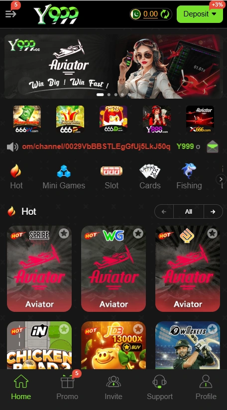 Y999 Game App