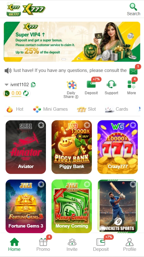 XK777 Game App